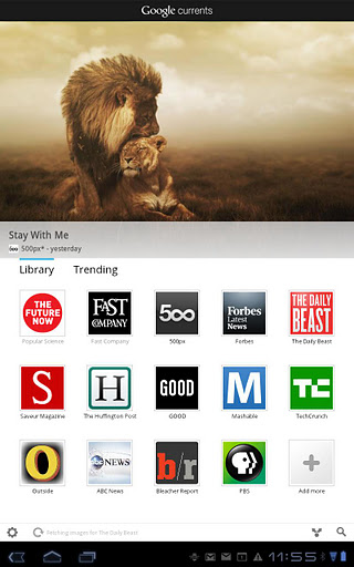 Google Currents Library