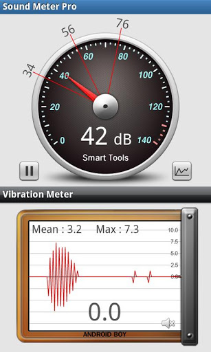 app is developed to measure sound pressure level