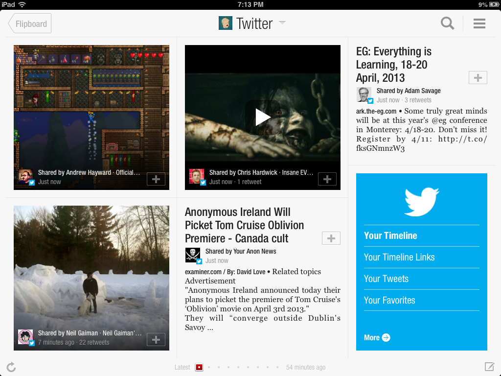 flipboard 2.0 sharing