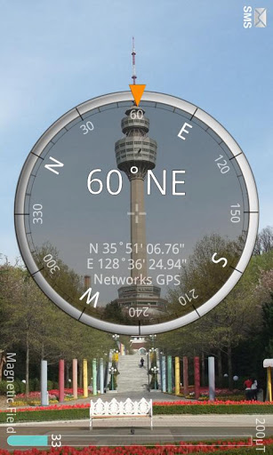 app tells you the exact direction
