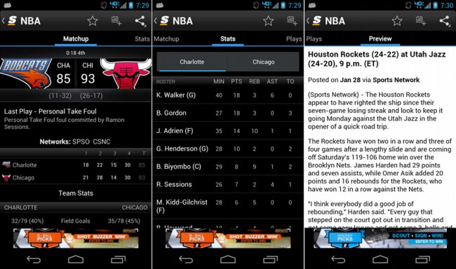 thescore stats