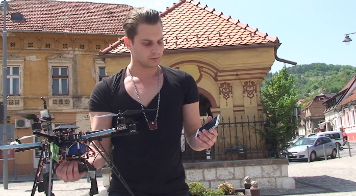 Romanian Guy Attaches Galaxy S4 to Secret Spy Drone