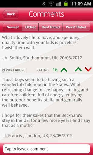 daily mail online comments