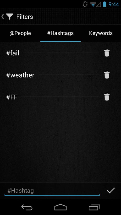 carbon hashtags