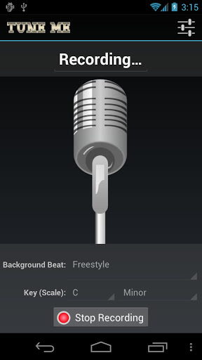 tune me recording
