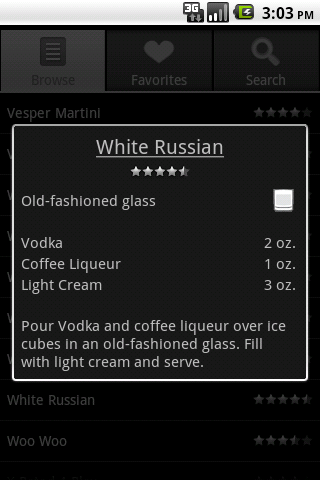 bartender drinks