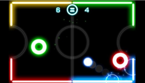 glow hockey