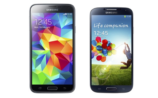 Samsung Galaxy S5 Versus Samsung Galaxy S4 