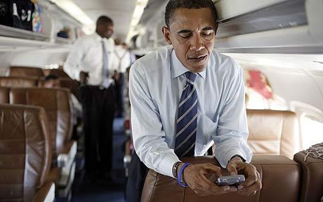 obama blackberry