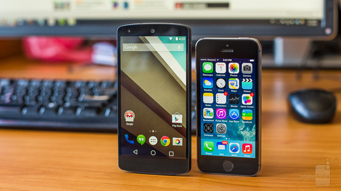 Android 5.0 L vs Apple iOS 8 Pre-Battle News - Data Show Android Overtaking iOS in Mobile Usage