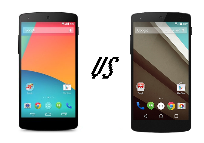 Android Lollipop vs. Android KitKat - What to Expect
