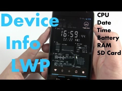 Device Info Live Wallpaper - Go Beyond Aesthetic Appeal