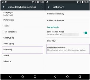 How To Delete Learned Words From Your Android Device's Keyboard