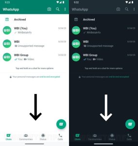 Bottom navigation bar on Android