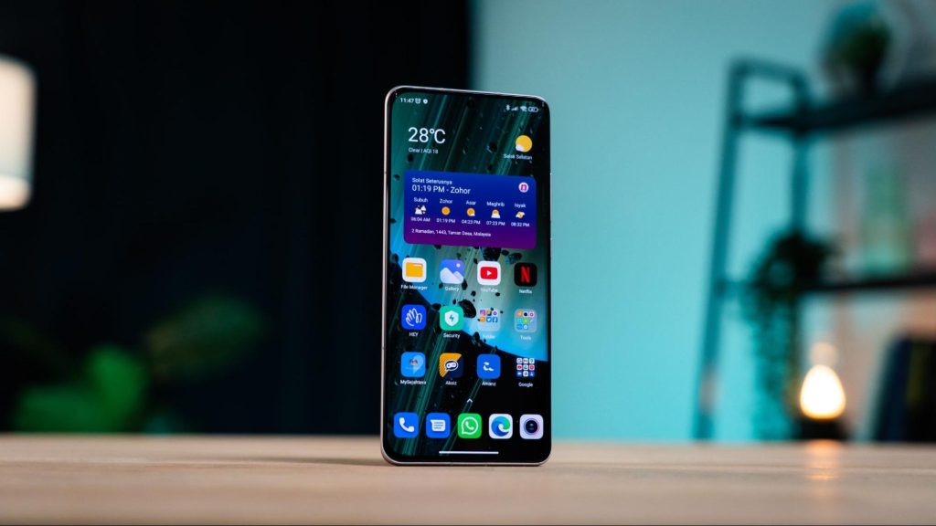 Upright Android Phone