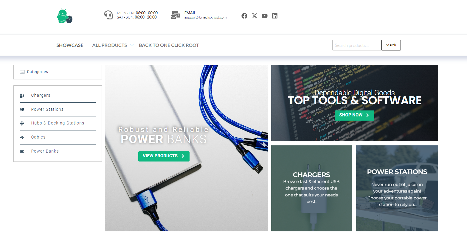Introducing the New One Click Root Online Shop
